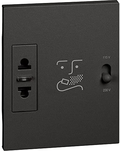 Base Rasoio Bticino KG4177 Living Now Dark 3 Moduli