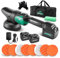 BATOCA S2 Cordless Car Polisher Buffer Sander Dual Action Orbital Polishing Machine DA Polish Kit with 2X 12V 5Ah Battery 5inch Pad for Car Floor Boat Polishing Sanding Cleaning 6 Speeds 2000-4500RPM