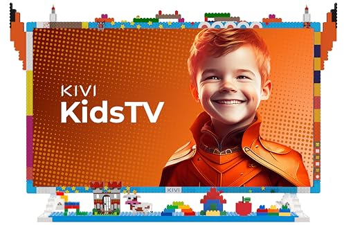 Kivi KidsTV Fernseher 32'' Smart TV Android FHD; mit Voice Assistant; HVA-Panel; kompatibel mit HBO, Disney+, Netflix, YouTube Kids