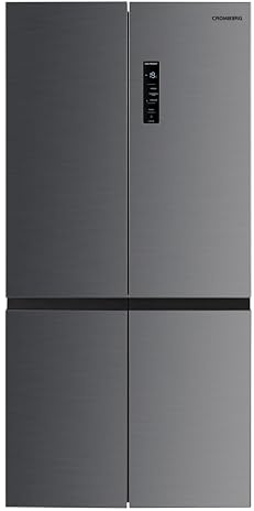 Cromberg HRH 4P 73 SX Frigorifero 4 Porte, Finiture Inox, Total No Frost, 522L, display esterno il soft touch, Classe Energetica E, Altezza 190cm, Larghezza 91cm, Profondità 69cm