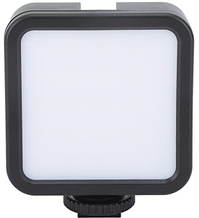 Tragbare Fotobeleuchtung, Vollfarbige RGB-Videoleuchten, 1200 MAh, 3 Kaltschuh-ABS, Dimmbar, CRI 95, für Live-Übertragung