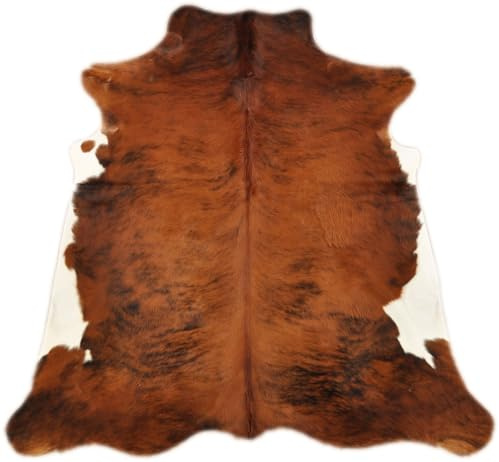 Kuhfelle Online & Nomad KUHFELL RINDERFELL DREIFARBIG BRAUN WEIß 170 x 210 cm Tricolor KUHFELL Teppich