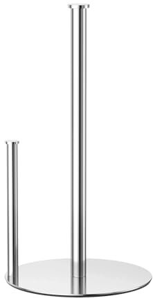 Küchenrollenhalter Silber Stehend, Küche Papierhandtuchhalter für Standard und Große Rollen für Küche und Esstisch Arbeitsplatte, Küchenrollenhalter Ohne Bohren