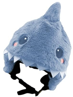 QSTDGVPW Nette Tier Ski Helm Abdeckung Helm Dekoration für Erwachsene Kinder Cartoon Dekorative Fahrrad Helm Abdeckung Plüsch Kappe Dekor