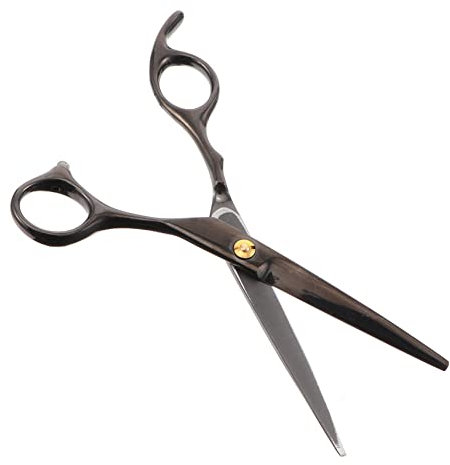 HONMEET Tijeras Peluquería Acero Inoxidable Mango Aerodinámico Corte De Pelo Barbería