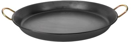 Alipis Poêle En Fonte Antiadhésive Multifonction 36 Cm Épaisse Poêle à Frire Fer Résistante Aux Brûlures Pour Cuisson Petit-déjeuner Maison Barbecues