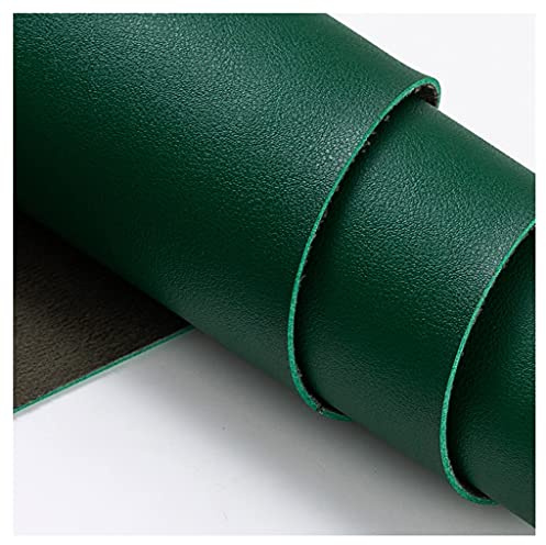 Faux Suede PU Läder Läder Tyg Läder Ark Konstgjorda syntetiska Läder Tyg, Soffa, stol, DIY Handgjord(Green,1.38X0.5m)