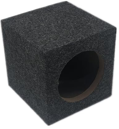 VADO VLTRA Caja de subwoofer para coche, marco resistente, caja de gabinete de altavoz sellada que mejora la calidad de audio para el hogar, vehículo, público (4 pulgadas)