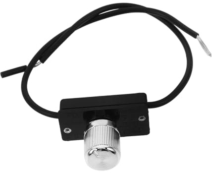 HOMSFOU Rotary Dimmer Switch Brass Replacement Knob for Hot Water Heater and Juicer, Small Electronic Rotary Light Switch Knob Replacement Suitable for Led Canopy Light and Lamp