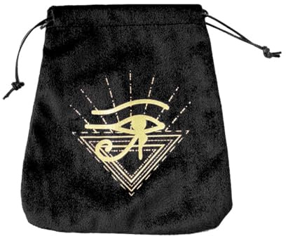 Gissroys Morbido Tarocchi Storage Bag Board Game Card Coulisse Oracoli Rune Holder Viaggio Regalo Gioielli Sacchetti Morbidi Tarocchi Portatili Dadi Titolare Organizzatori Coulisse, Nero 2, Taglia