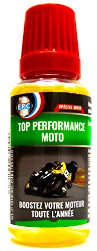 ERC – [TOP Performance Moto] | Protège votre moteur avant immobilisation saisonnière | Formule lubrifiante hautement concentrée | Diminue les frottements sur les pistons | Nettoie & Protège | 50 ml