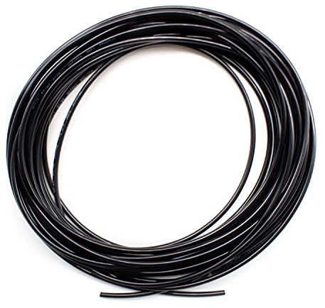 SRJQXH Tuyau Pneumatique en Polyuréthane, 10 Mètres (32,8 Pieds), Diamètre Extérieur 4 mm/Intérieur 2,5 mm, Pour Outils Pneumatiques (Noir)