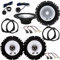 Kit 6 Casse Altoparlanti Alpine Compatibile con Alfa Romeo Mito 2008> Kit Anteriore e Posteriore con Adattatori e Connettori Inclusi