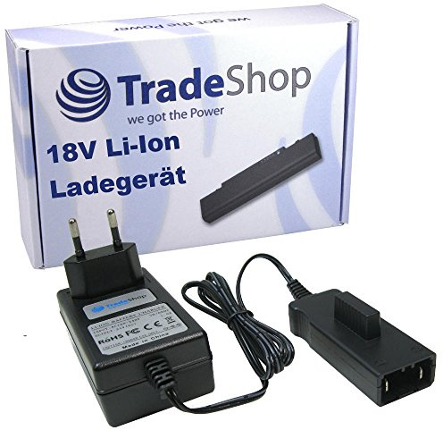 Trade-Shop 18 V Li-Ion batteriladdare laddningsstation kompatibel med Gardena 8025-20 Comfort vägg-slangbox 35 rull-up automatisk Li, 008A231