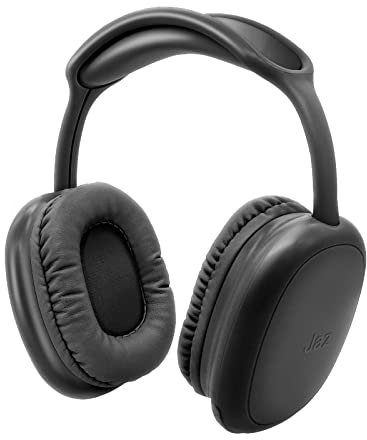 JAZ Sbs Cuffie Wireless Neo Wave con Padiglioni E Archetto Imbottito, Cavo Di Ricarica Usb-C Incluso, 18 Ore Di Utilizzo consecutive, Nero,‎ 20.7 x 18.7 x 8.5 cm