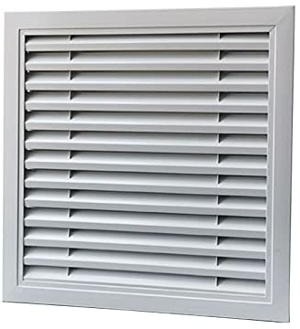 WESTUX Grille De Ventilation, Couvercle De Filet De Ventilation en Alliage D'aluminium Volet De L'unité Extérieure De Climatisation (Color : Style A (Hole Opening 500x500 mm))