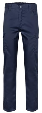 VELILLA 103025 Pantalone Multitasche, Blu Navy, Taglia 38, Blu Navy, 42