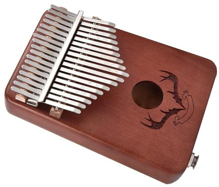 Kalimba Piano 17 Tasten EQ Kalimba Daumenklavier Aus Mahagoniholz ​​Kalimba Fingerklavier Mit Tonabnehmer-Tuner-Hammer (Color : 03)