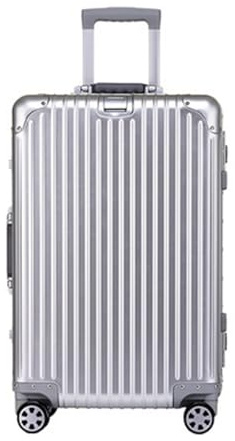 BMDOZRL Handgepäck Koffer Ganzaluminium-Magnesiumlegierungs-Trolleykoffer, Aluminiumlegierungs-Koffer, Metallkoffer, tragbarer Koffer, Reisekoffer (Color : I, Size : 32inch)