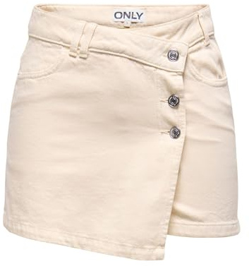ONLY ONLMILLY HW Wrap Skort CC PNT, Crudo, S