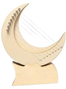 8 Saiten Mini Saiten Finger Harfe Tonart G Für Anfänger Musikinstrument(Mini 8)