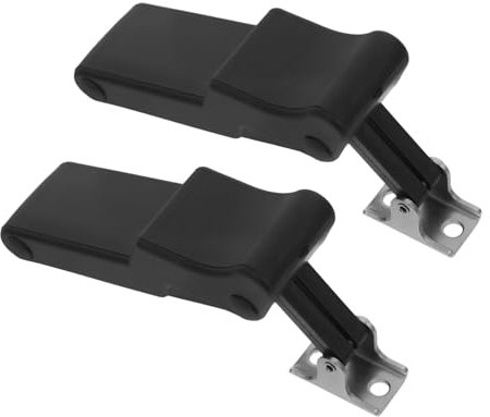 BELLIFFY 2 stücke Federriegel Türriegel für Bootsfach Robuster Kunststoff Edelstahl Einfach Installieren DK609