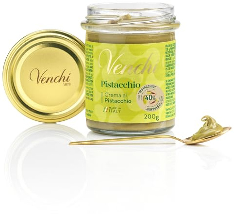 Venchi - Crema Spalmabile al Pistacchio, 200 g - Senza Glutine - Idea Regalo