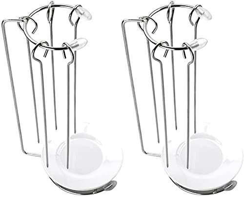 ZHZXBDGQ 2 Set Grassetto In Acciaio Inox Verticale Spiedo Barbecue Hanger Creativo Snack Grill Verticale Spiedo Spiedo Stand