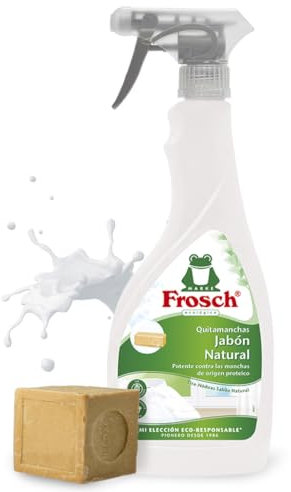Frosch Quitamanchas Ropa 500ml - Spray Quitamanchas Textil Natural para Manchas Difíciles - Sin Microplásticos - Para Ropa Blanca y Color
