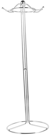 HOMOBABE Soporte de Hierro para Cocina con Ganchos Estante Redondo Minimalista para Escurrir y Colgar Espátulas Organizador Resistente para Utensilios y Accesorios de Cocina