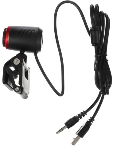 FUNNETOYU Webcam USB Driverless Messa a Fuoco Automatica HD 640x480 per Videoconferenze e Live Streaming Microfono Integrato e Corpo in Abs