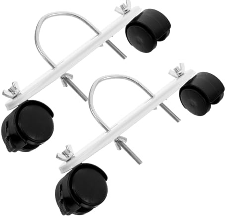 VALICLUD Soportes para Ruedas Giratorias de Radiador Eléctrico Diseño Compacto y Resistente Kit de Ruedas para Estufas y Emisores Térmicos Fácil Movilidad para Uso Doméstico y Comercial