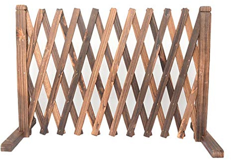 Clôture de jardin rétractable en bois pliable pour décoration de terrasse et de pelouse, antirouille et imperméable