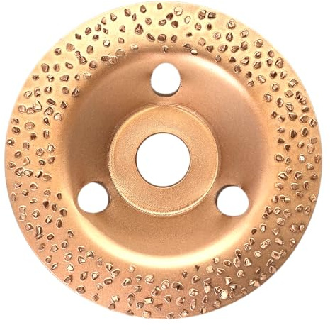 HERO Profi Hartmetall Schleiftopf - HM Schleifteller Ø125mm - Universal-Schleifscheibe Wolframcarbid-Schleifteller für Anrauen, Schleifen & Egalisieren von Beton, Mauerwerk (Körnung: grob (K14))
