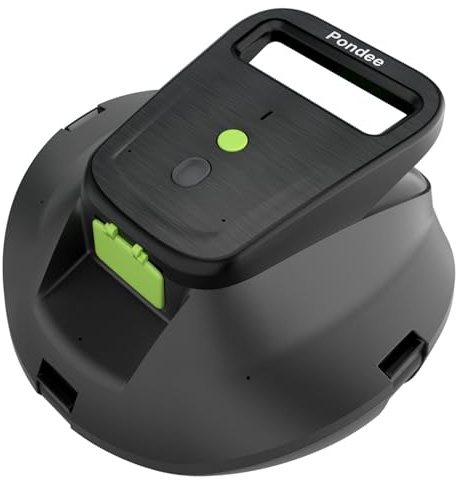(Upgrade 2026) Pondee X1 Poolroboter Akku, Kabelloser Poolsauger mit 120 Min Laufzeit, Auto-Parkfunktion, 2,5 h Schnellladung, für Aufstellpools & ebene eingelassene Pools bis 80m²