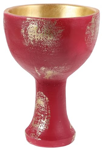 Angoily Coupe Sainte en Résine 1 Pièce, Calice Mystique Multifonction pour Rituels Religieux, Décoration Intérieure Artistique, Accessoire de Collecte D'énergie et Objet de Sacrifice,
