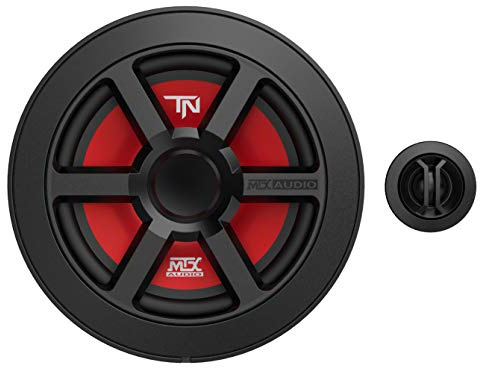 MTX Terminator Series Paire de Haut-parleurs 2 Voies pour woofer 16,5 cm Noir/Rouge 45 W