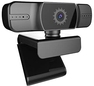 1 caméra HD d'appel vidéo HD Correction de la lumière Correction du bruit Mic HD Webcam Widescreen