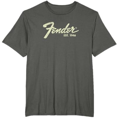 Fender Classic Fender Est. 1946 unisex Maglietta, Nero, S,