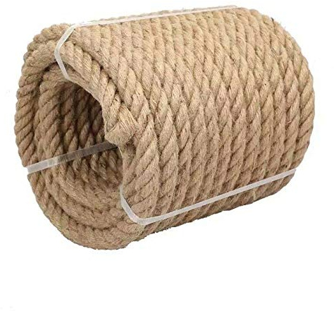 Juteseil Naturfasern gedreht Tauwerk Hanf 20mm (20m)