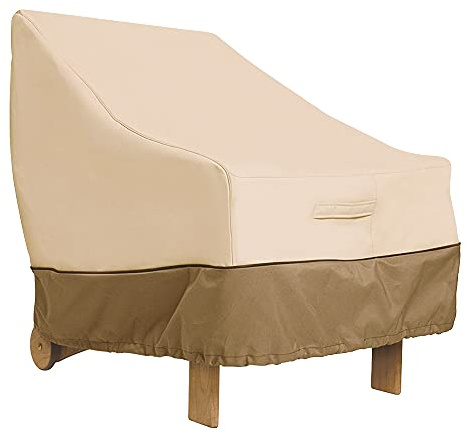Housse de Protection Jardin pour Fauteuil Tissu Oxford 210D Étanche, Bache Salon de Jardin (80x85 x 91,5 cm)