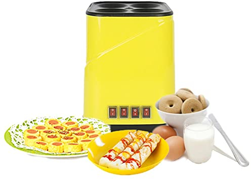 Scaldauova Elettrico Omelette Master Fornello A Rulli 4 Stampi Macchina Per Involtini Di Uova Creativa Anti-Aderente Macchina Per Salsiccia Frittata Di Uova Strumento La Preparare Colazione