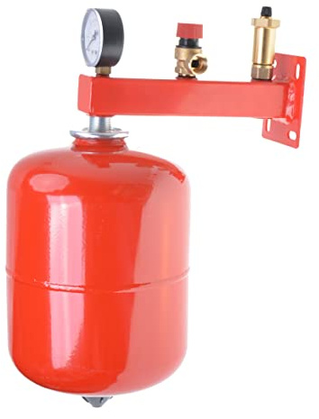 Aqbau® Set Membran Ausdehnungsgefäß 5 Liter für Heizung mit Sicherheitsgruppe Druckausgleichsbehälter Ausgleichsbehälter Weiss Druckbehälter Membran Für geschlossene Kreislauf