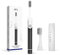 Seago Battery Electric Toothbrush with 2 Brush Heads, Travel Toothbrush Portable Toothbrush, 2 Mins Timer, for Adults and Kids, Battery not Included, SG-2102 (Black)