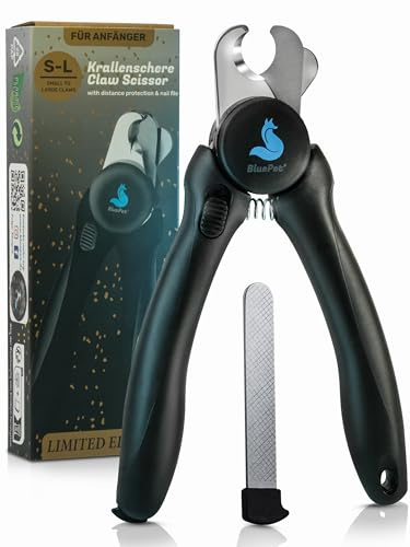 BluePet Coupe-Griffes pour Chien et Chat, Coupe-Ongles avec Securité