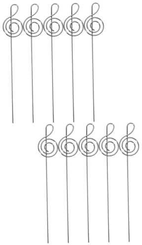 Alipis 100 STK Fotohalter bürodeko büro Dekoration bürobedarf hochzeitsdeco bürozubehör tischdeko esstisch Bilderständer Memohalter-Clip Tischhalter Metall Notizordner Tischgestell