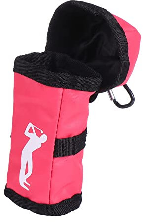 WOONEKY 1stück Kompakte Golfball-Aufbewahrungstasche Mit Gürtelschlaufe Tragbare Hochwertige Golftasche Für Bälle Für Golfer Praktisches Zubehör Für Golfspiele