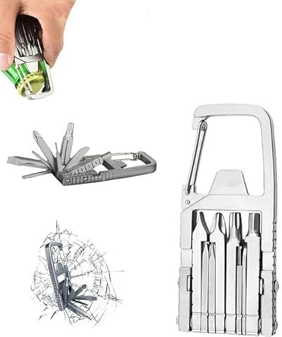 Jawbreaker Mini TooL,Jawbreaker Mini Multi Tool,Portable folding multifunctional tOOl,Bottle Opener,12 in 1 MINI Folding Multi Function Tool Needle Nose Pliers,Keychain (1 pcs)