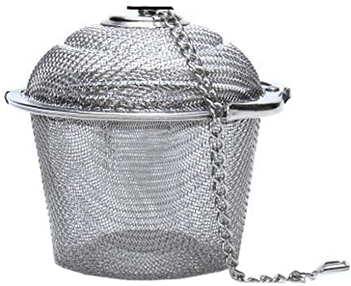 Loose Leaf Tea Infuser Teatainless Steel Sphere Mesh Tea Strainer Coffee Herb Spice Filter Diffuser Tea Ball with ChainUseful and Professional