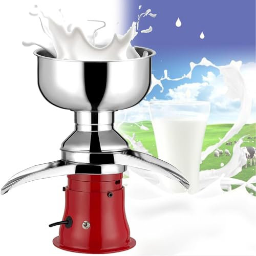 Separatore elettrico di panna per latte fresco Separatore elettrico di panna per latte fresco, separatore centrifugo di panna per latte, macchina per la separazione di burro e panna da 50 l/